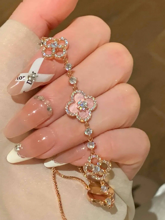 Pink Cleef Bracelet