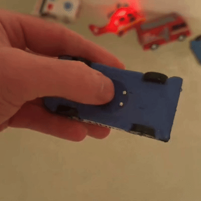 The Silent Night Light Up Car Set