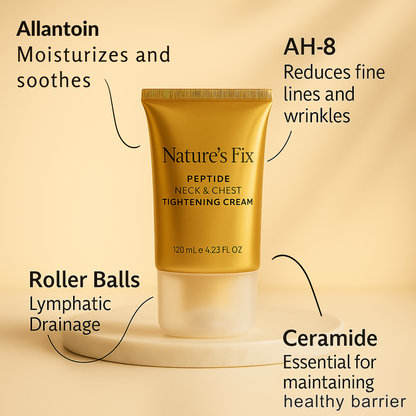 Nature's Fix™ - Peptide Neck & Chest Tighting Cream