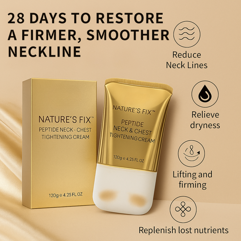 Nature's Fix™ - Peptide Neck & Chest Tighting Cream