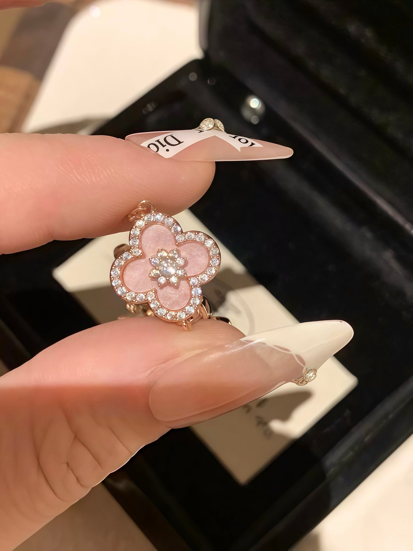 Pink Cleef Bracelet